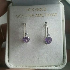 Beautiful amethyst earrings